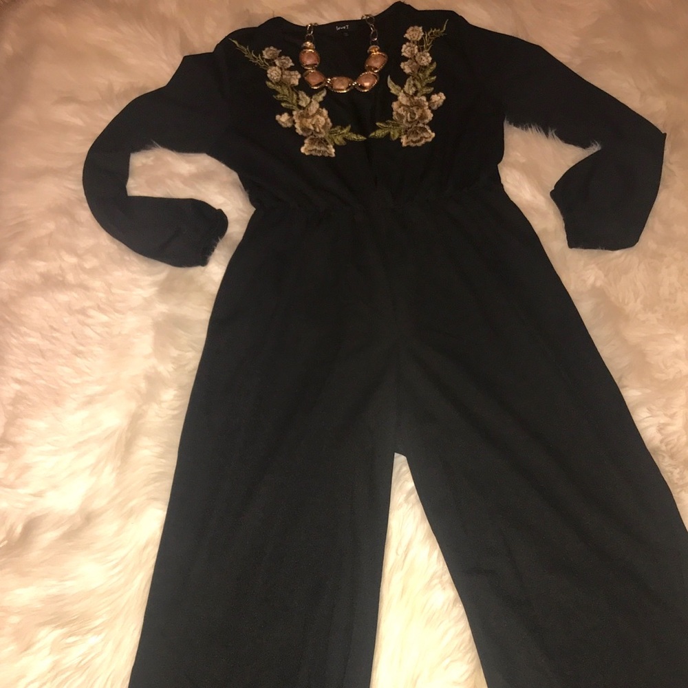 Black jump suit
